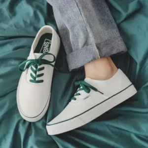 Mofofashion Fashion Solid Color Breathable Canvas Shoes