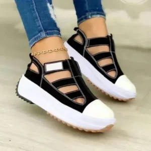 Mofofashion Creative Cutout Platform Sneakers