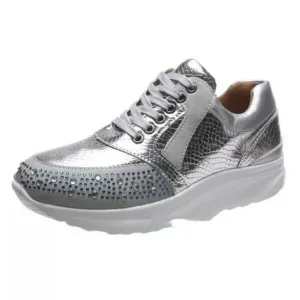 Mofofashion Women Fashion Rhinestones Sneakers