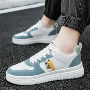 Mofofashion Men Fashion Color Matching Low Top Sneakers