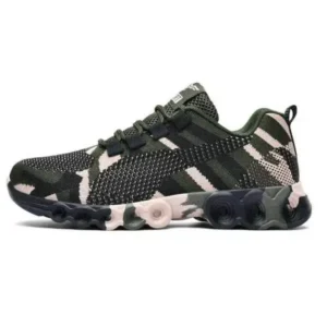 Mofofashion Couple Casual Camouflage Pattern Lace Up Design Breathable Sneakers