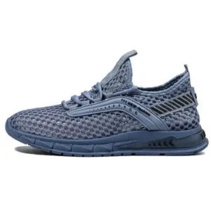 Mofofashion Men Casual Breathable Hollow Mesh Soft Sole Sports Shoes