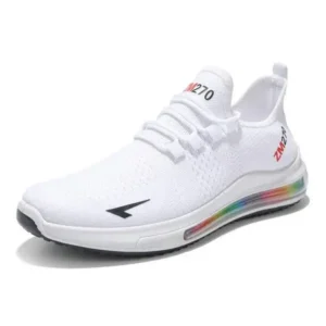 Mofofashion Men'S Casual Rainbow Bottom Air Cushion Running Sneakers