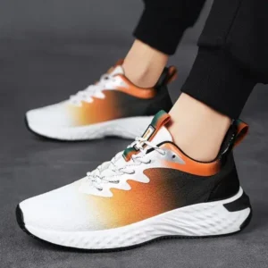 Mofofashion Men'S Fashion Breathable Mesh Color Block Sneakers