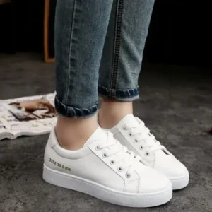 Mofofashion Summer Women Fashion Casual Solid Color Thick-Soled Canvas Sneakers